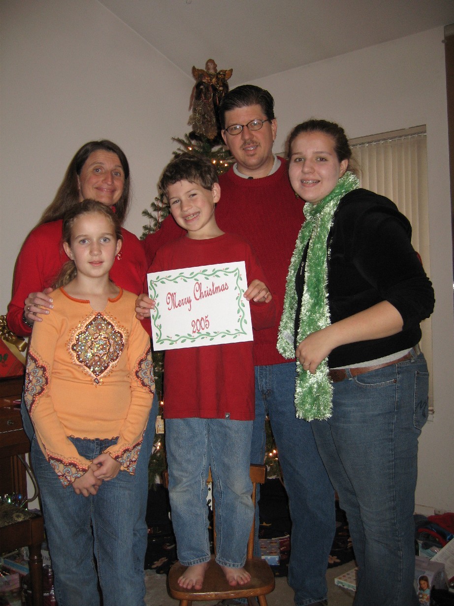 The Darrah Family, Christmas Day 2005